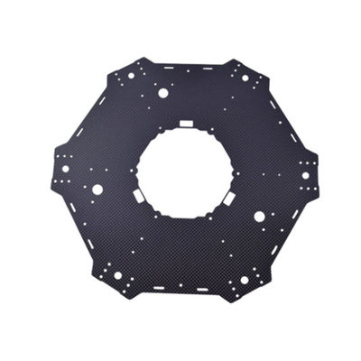 0.1mm التسامح OEM CNC طحن ألياف الكربون السطح الناعم النهاية